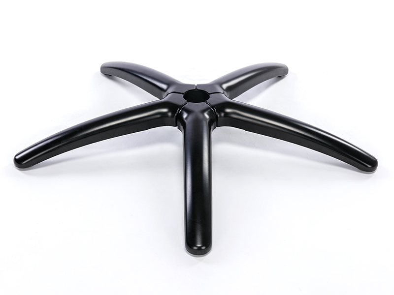 KD-J12 Thickened Alloy Spray-Painted Five-Star Office Chair With Curved Round Tube Legs For Fat Man Gaming Chair Base